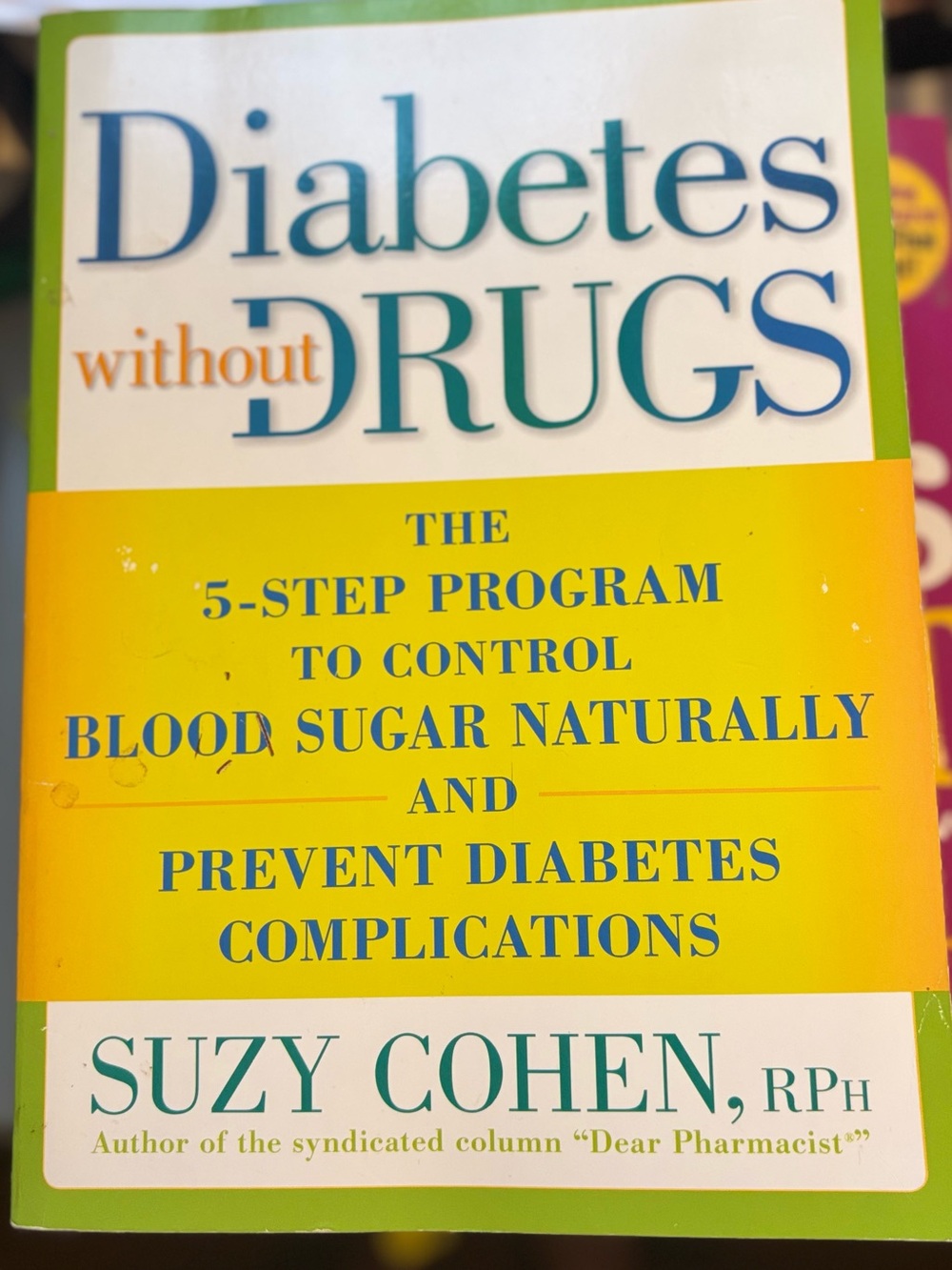 Diabetes without Drugs book